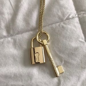 Victoria Secret lock & key necklace